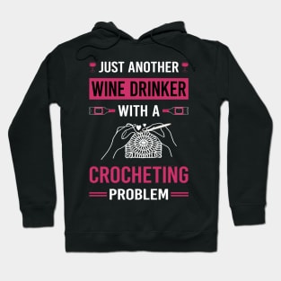 Wine Drinker Crocheting Crochet Hoodie